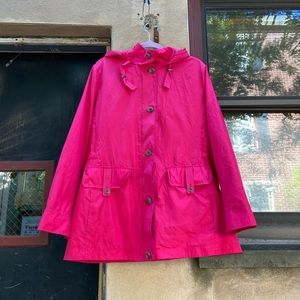 Lands End Hot Pink Light Jacket